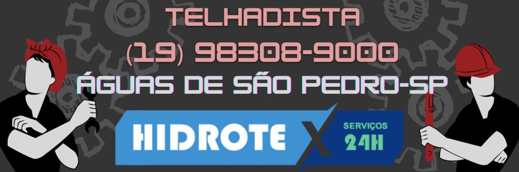 Telhadista em Águas de São Pedro 24 h | Hidrotex